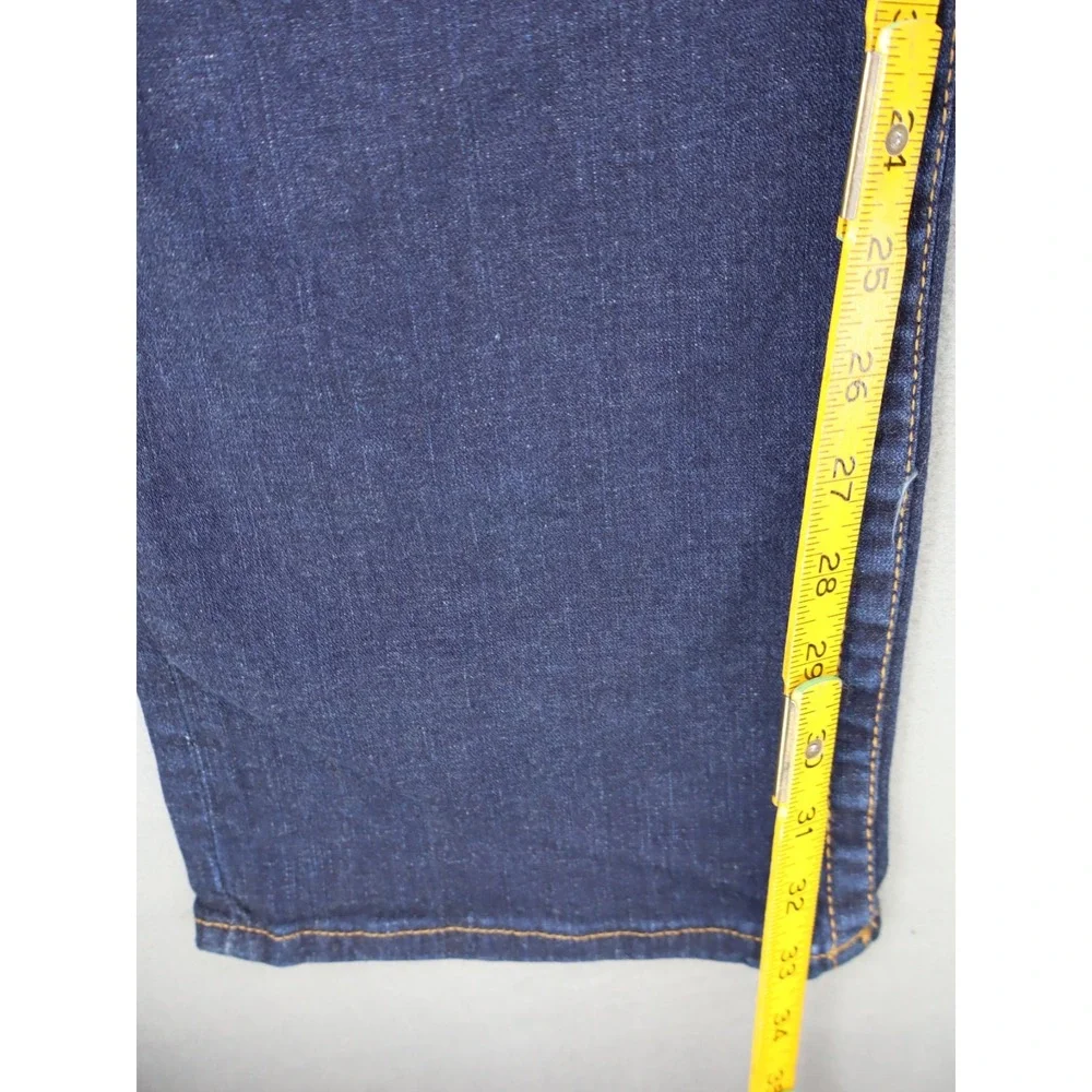 True Religion Denim 36x32 Ricky Relaxed Straight Jeans Flap Pockets Stitching‎